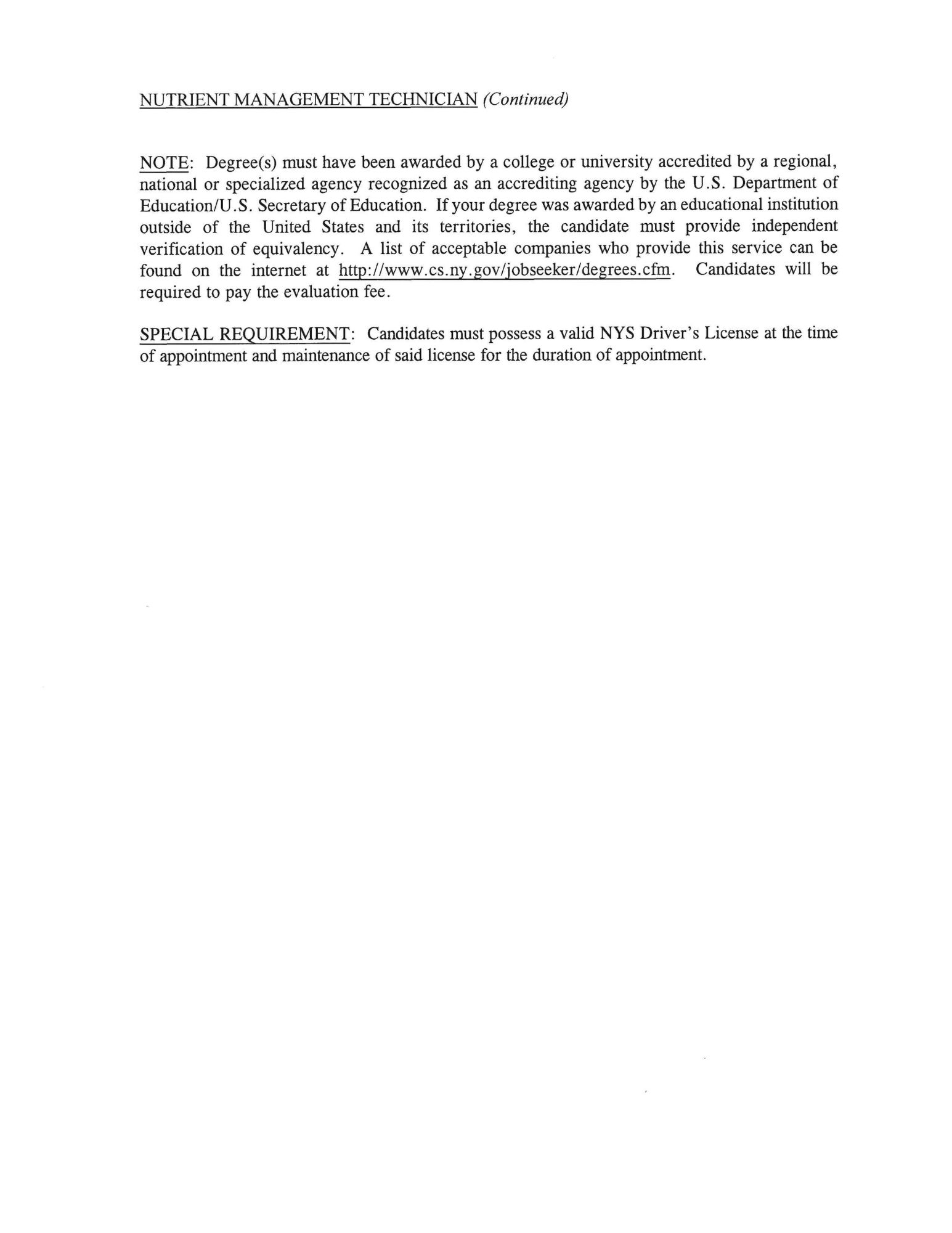 Job opening description page 3